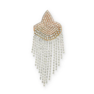 Broschen mit Strass Crystal-beige