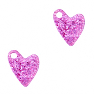 Plexx Anh&auml;nger Heart Glitter Pink