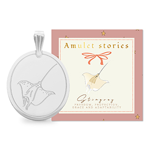 BY31&reg; Stainless Steel - Rostfrei Stahl Anh&auml;nger Stachelrochen Silver