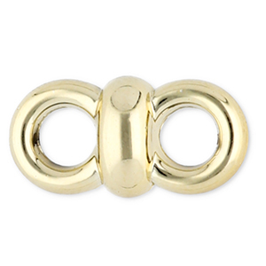 Acrylkette Zwischenst&uuml;ck Gold