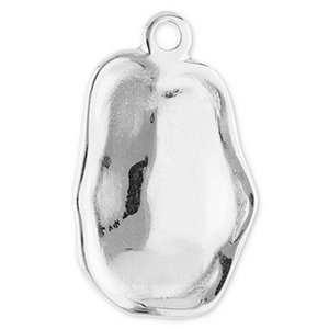 Stainless Steel - Rostfrei Stahl Anh&auml;nger Irregular Silver