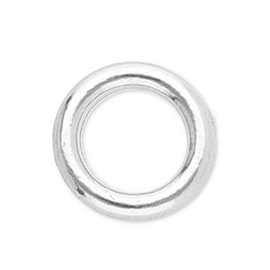 Stainless Steel - Rostfrei Stahl Schmuckzubeh&ouml;r Ring 5 mm Silver