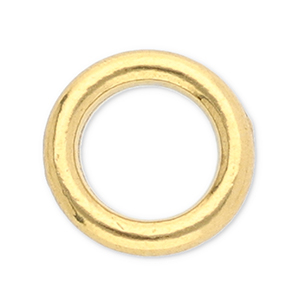 Stainless Steel - Rostfrei Stahl Schmuckzubeh&ouml;r Ring 8 mm Gold