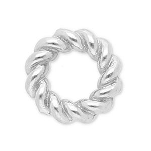 Stainless Steel - Rostfrei Stahl Schmuckzubeh&ouml;r Ring 6 mm Silver