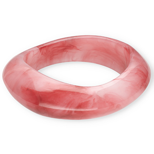Resin-Armb&auml;nder Bangle Pink