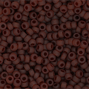 Miyuki Rocailles 8/0 Matted Dk Topaz 8-0134F