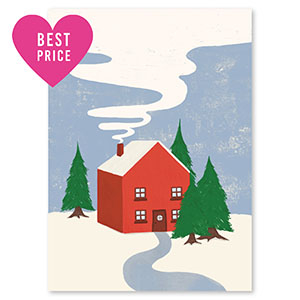 Schmuck Karten Haus Red-green-blue