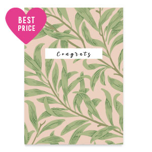 Schmuck Karten "Congrats" Vintage pink