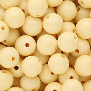 12 mm DQ Acrylperlen shiny Pastel yellow 11-0616 TPG