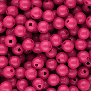 8 mm DQ Acrylperlen shiny Rose violet 17-2624 TCX