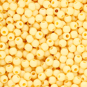 6 mm DQ Acrylperlen shiny Pastel yellow 11-0616 TPG