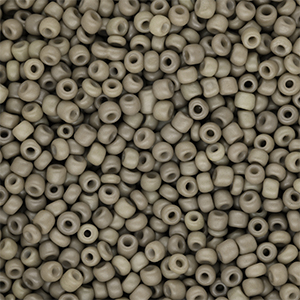 Glasperlen Rocailles 8/0 (3 mm) Khaki