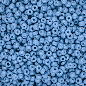 Glasperlen Rocailles 8/0 (3 mm) Light blue