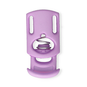 Farbiges Zubeh&ouml;r Kordelstopper Rechteck Lilac