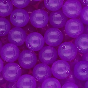 12 mm DQ&reg; Acrylperlen shiny Purple