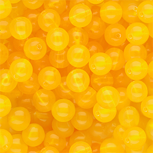 10 mm DQ&reg; Acrylperlen shiny Warm yellow
