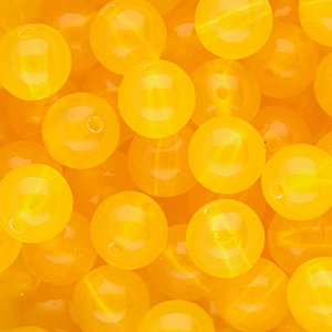 12 mm DQ&reg; Acrylperlen shiny Warm yellow