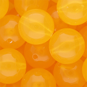 20 mm DQ&reg; Acrylperlen shiny Warm yellow