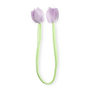 Statement-Anh&auml;nger Tulpe shiny Light green-lilac