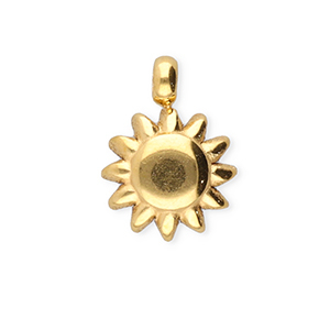 BY31&reg; Stainless Steel - Rostfrei Stahl Anh&auml;nger Sonne Gold