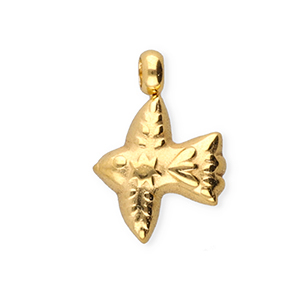 BY31&reg; Stainless Steel - Rostfrei Stahl Anh&auml;nger Vogel Gold