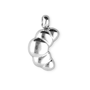 BY31&reg; Stainless Steel - Rostfrei Stahl Anh&auml;nger Croissant Silver