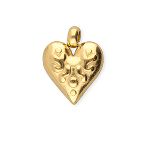 BY31&reg; Stainless Steel - Rostfrei Stahl Anh&auml;nger Herz Gold