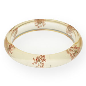 Armb&auml;nder mit getrockneter Blume Light pink