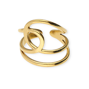 Ringe aus Stainless Steel - Rostfreiem Stahl Gold