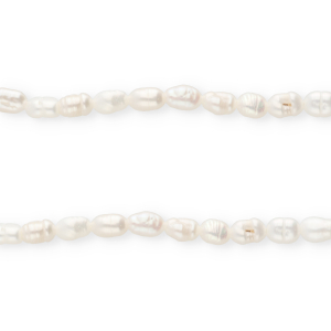 TQ S&uuml;sswasserperlen Rice 5x4 mm Natural white