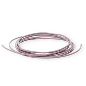DQ Leder rund 1&nbsp;mm Vintage pink