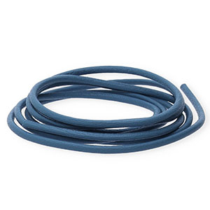 DQ Leder rund 2&nbsp;mm Dark blue