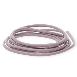 DQ Leder rund 2&nbsp;mm Vintage pink