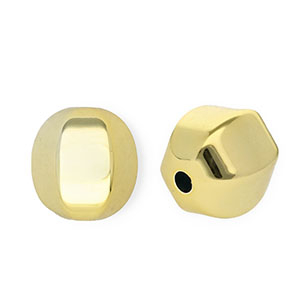 Acrylperlen Rund Gold