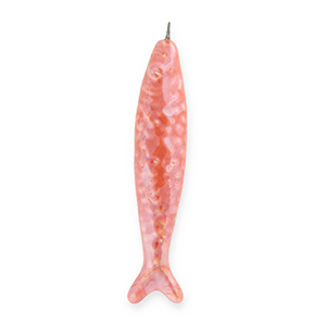 DQ&reg; Griechische Keramik Anh&auml;nger Sardine Coral pink