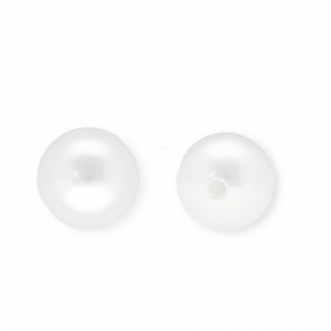 Imitationsperlen Rund White