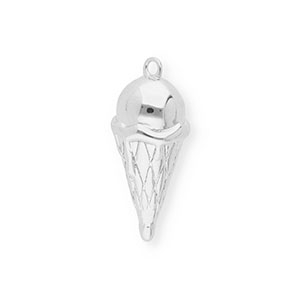 BY31&reg; Eco-brass (nachaltiges Messing) Anh&auml;nger Eist&uuml;te Silver
