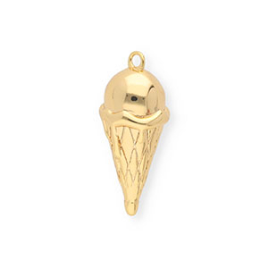 BY31&reg; Eco-brass (nachaltiges Messing) Anh&auml;nger Eist&uuml;te Gold