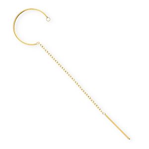 BY31&reg; Schmuckzubeh&ouml;r aus rostfreiem Edelstahl Ohrringe / Ohrstecker mit &Ouml;se Gold