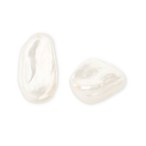 Imperfekten S&uuml;&szlig;wasserperlen Irregular high luster Natural white