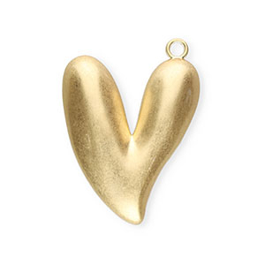 Statement-Anh&auml;nger, Herz Gold