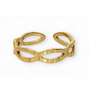 Ringe aus Stainless Steel - Rostfreiem Stahl Gold