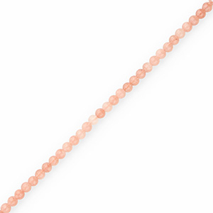 Naturstein Perlen Chalcedon und Achat 4mm matt Faded rose pink