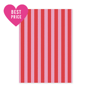 BY31&reg; SchmuckKarten Gerade Linien Red-pink