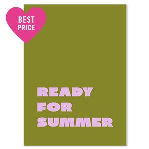 BY31&reg; SchmuckKarten "Ready for summer" Green-purple