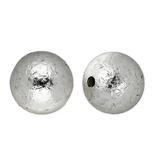 16 mm Acrylperlen Rund Silver
