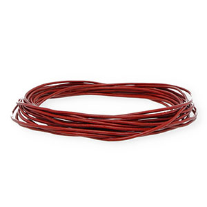Leder rund 1,5&nbsp;mm Red