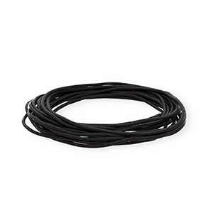 Leder rund 2&nbsp;mm Black