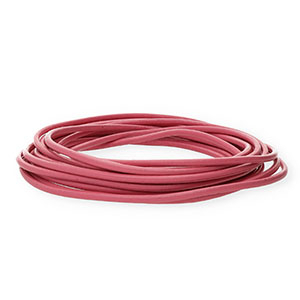 Leder rund 3&nbsp;mm Pink