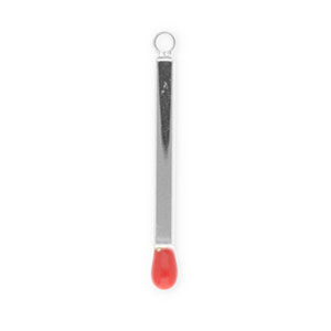 Anh&auml;nger aus rostfreiem Edelstahl, Streichholz Silver-red